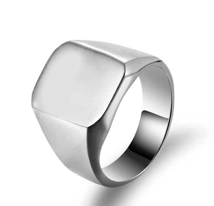 Custom Stainless Steel Fashion Burn Ring