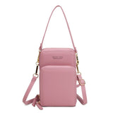 Mini Crossbody Shoulder Bags Women Multi-functional Touchable Cell Phone Pocket Card Purse Ladies Small Bag Female Messenger Bag