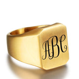 Custom Stainless Steel Fashion Burn Ring