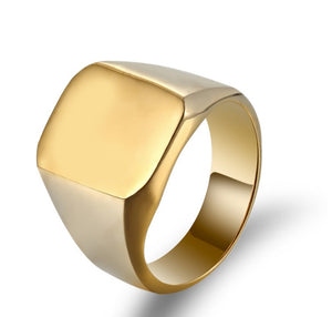 Custom Stainless Steel Fashion Burn Ring