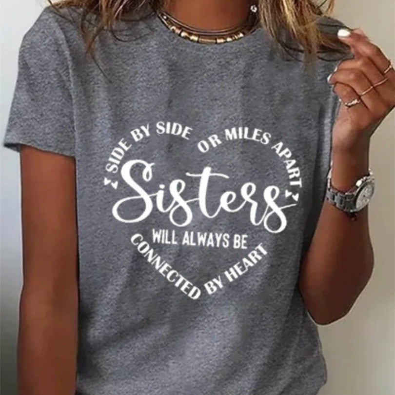 Printed T-shirt Casual Tops
