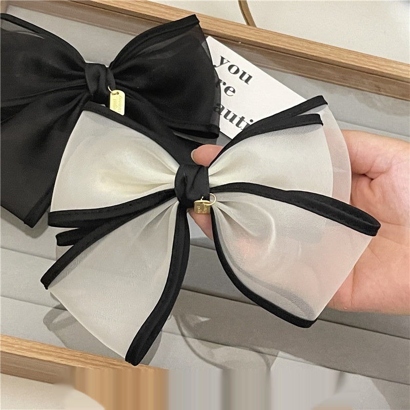 Handmade Mesh Bow Hair Accessories