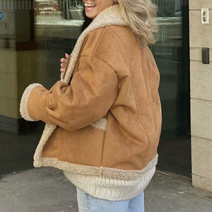 Lapel Woolen Coat