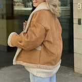 Lapel Woolen Coat