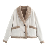 Lapel Woolen Coat