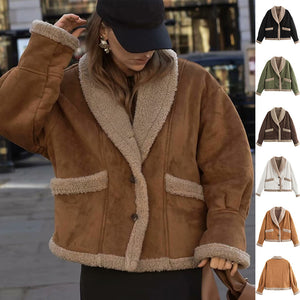 Lapel Woolen Coat