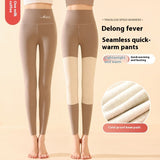 Winter High Waist Knee-pad Leggings