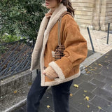 Lapel Woolen Coat